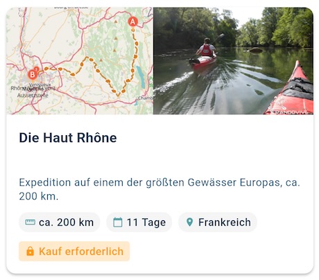 200 km auf der Haut Rhône
