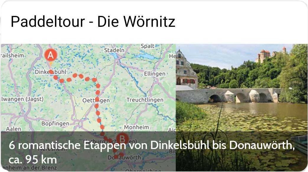 Mehrtagetour auf der Wörnitz, Bayern