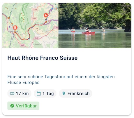Ein Tage auf der Rhone
